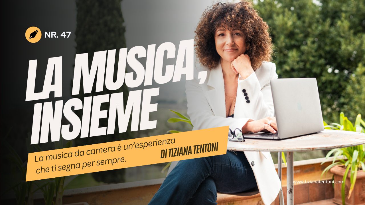Titolo la musica insieme foto di Tiziana Tentoni con sfondo natura
