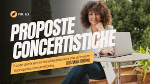 Titolo Proposte concertistiche, un articolo di Tiziana Tentoni